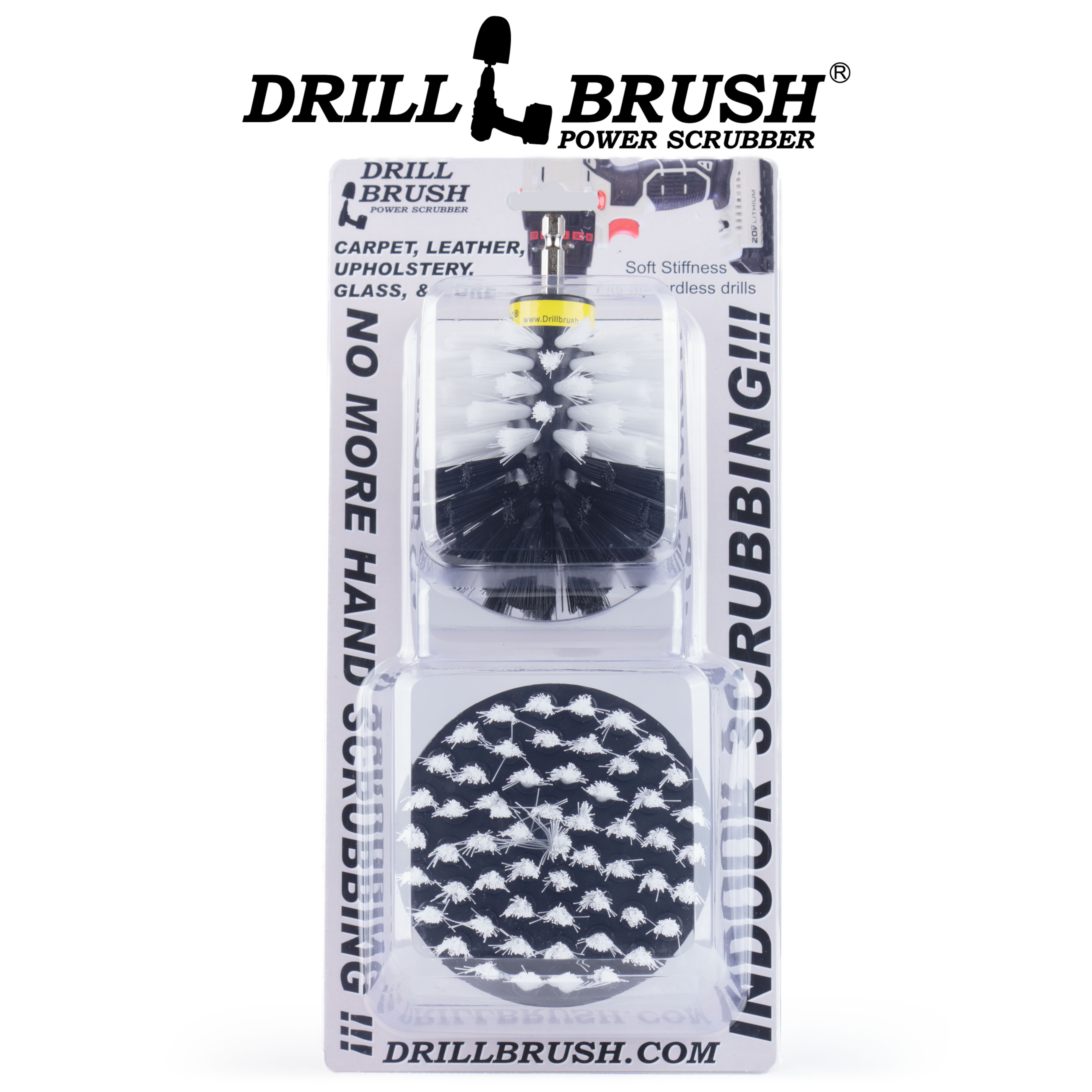 Drillbrush 2 Piece Detailing Brush Kit for Automotive