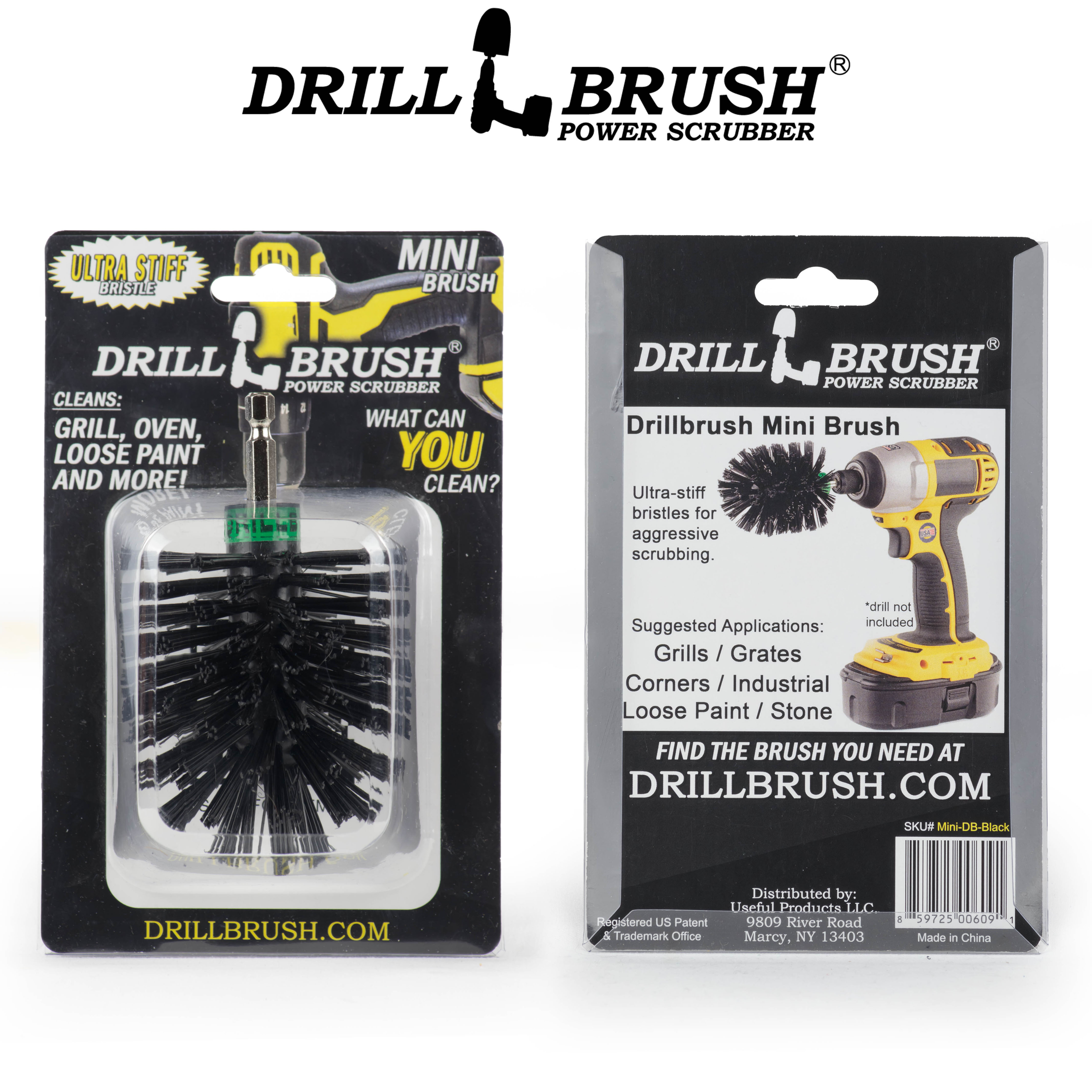 Drillbrush Mini Original Cleaning Brush for Grill Cleaning