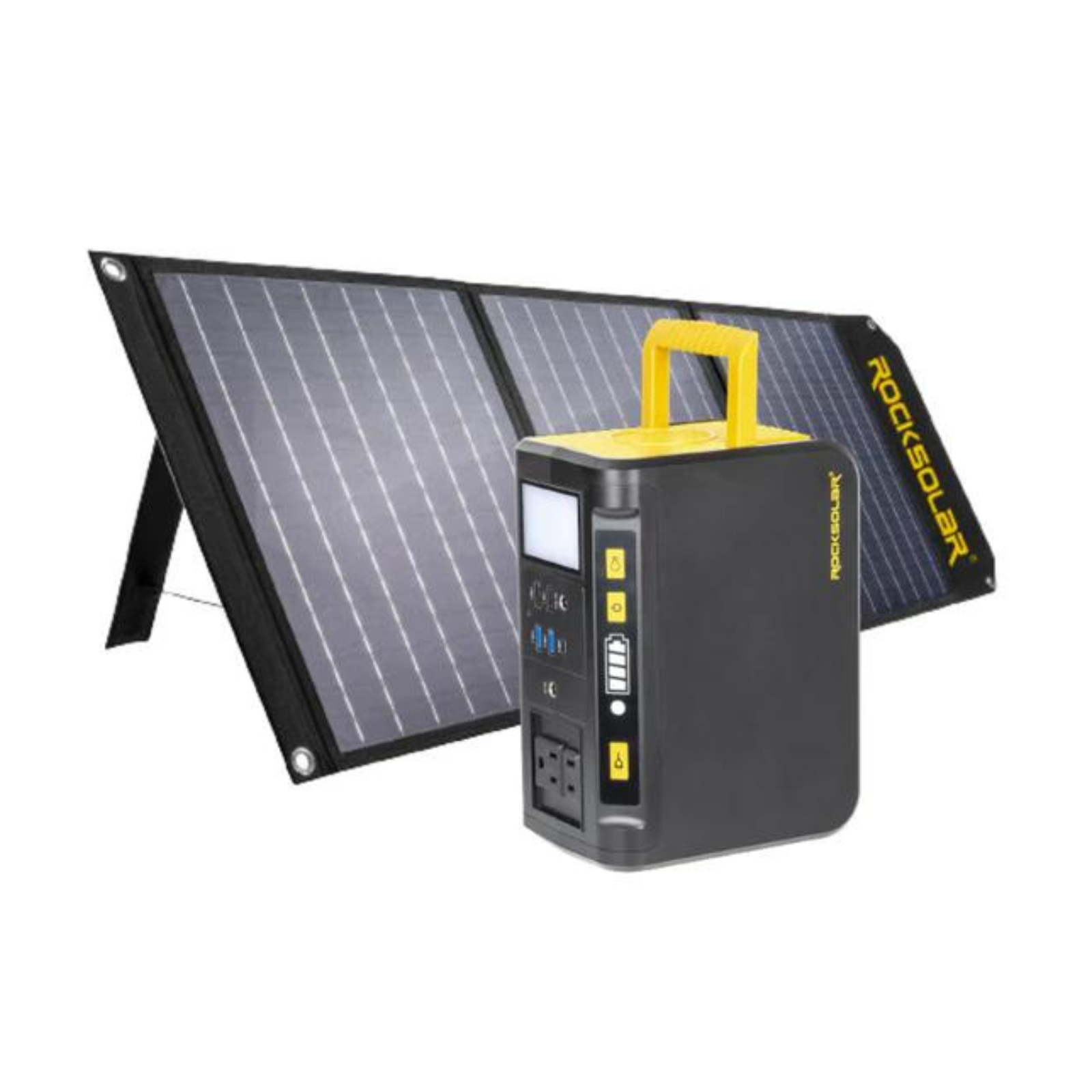 250W 277.5Wh Portable Solar Generator Kit