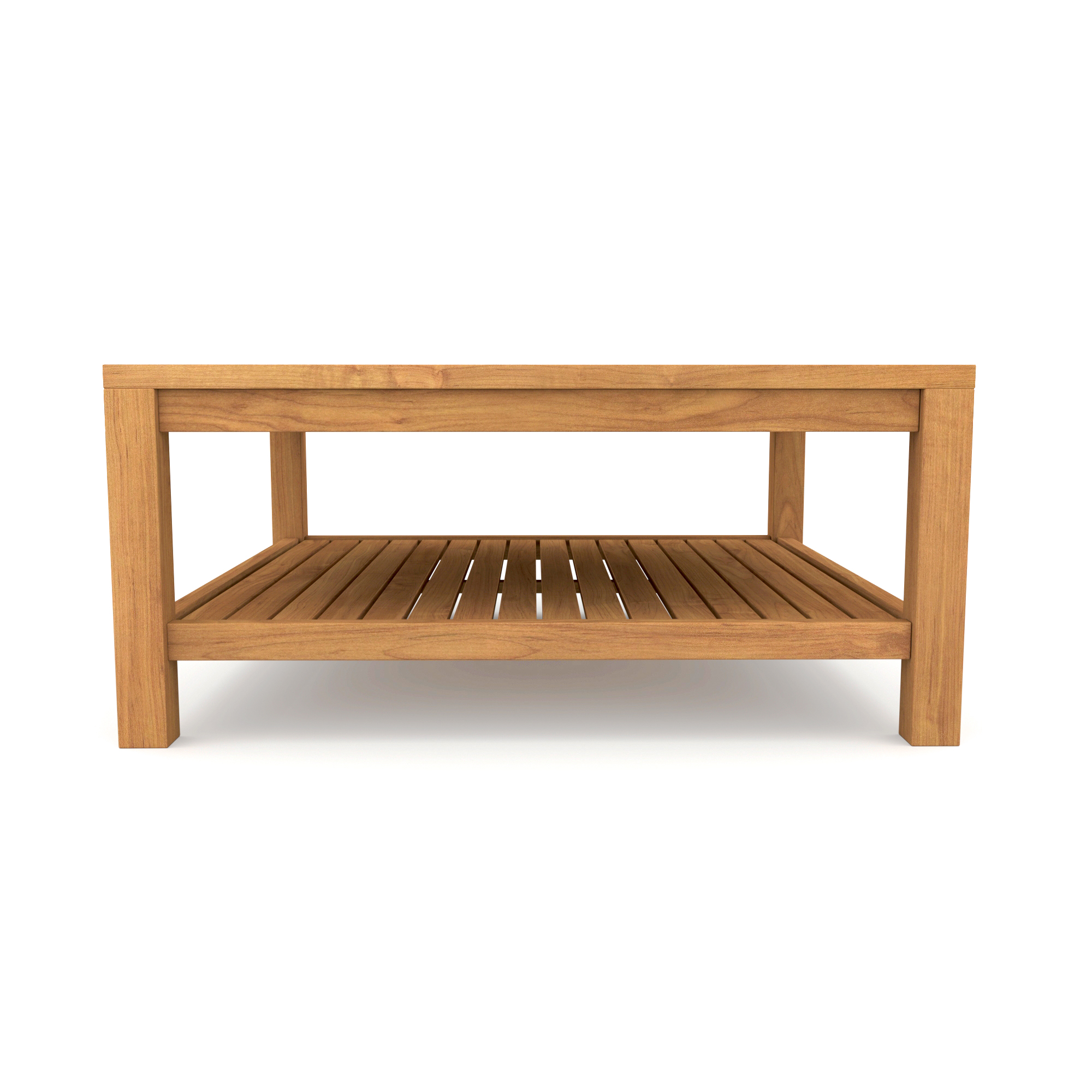 Teak Coffee Table with Shelf Jay