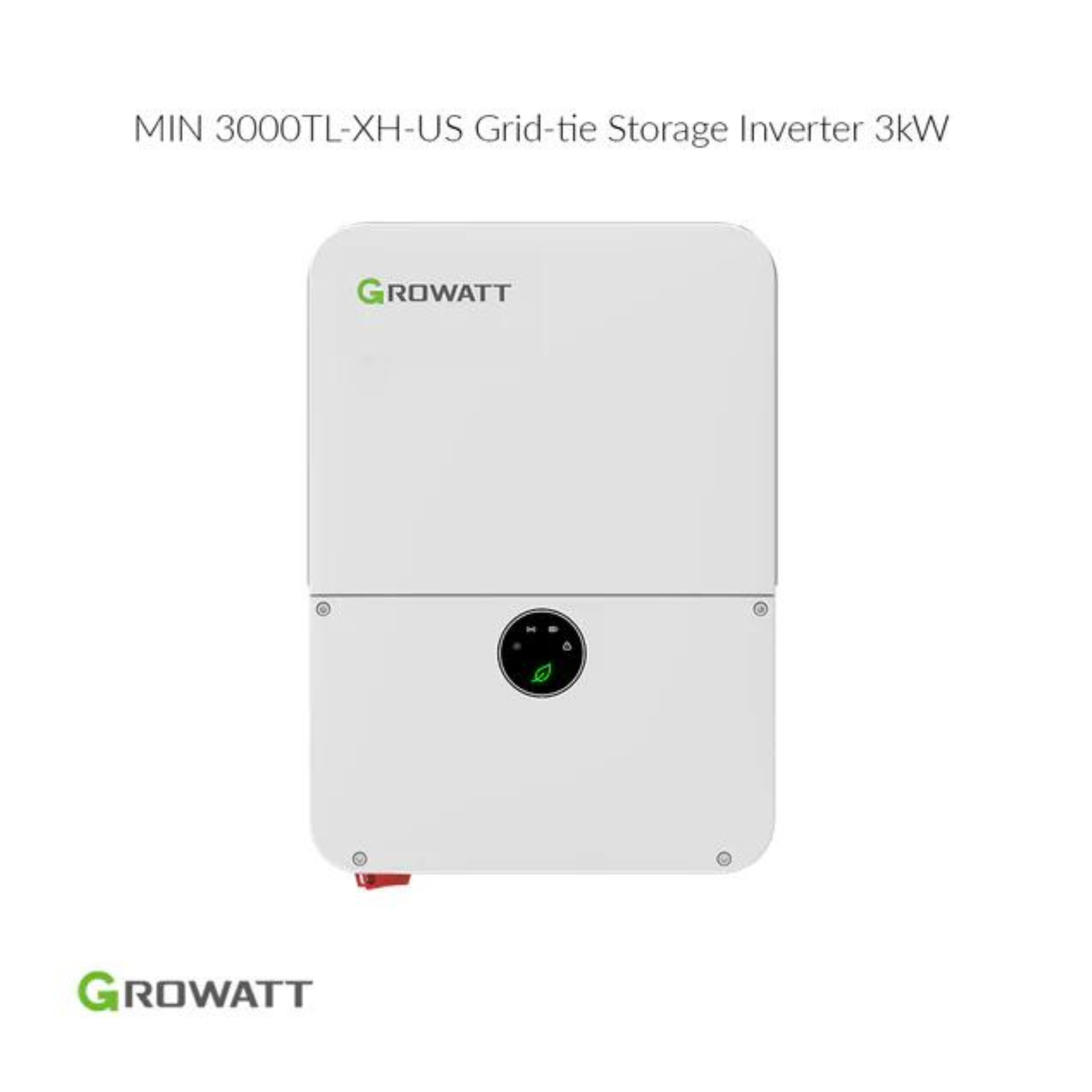 Growatt 3.0kW MIN 3000TL-XH-US Grid-Tie Solar Inverter