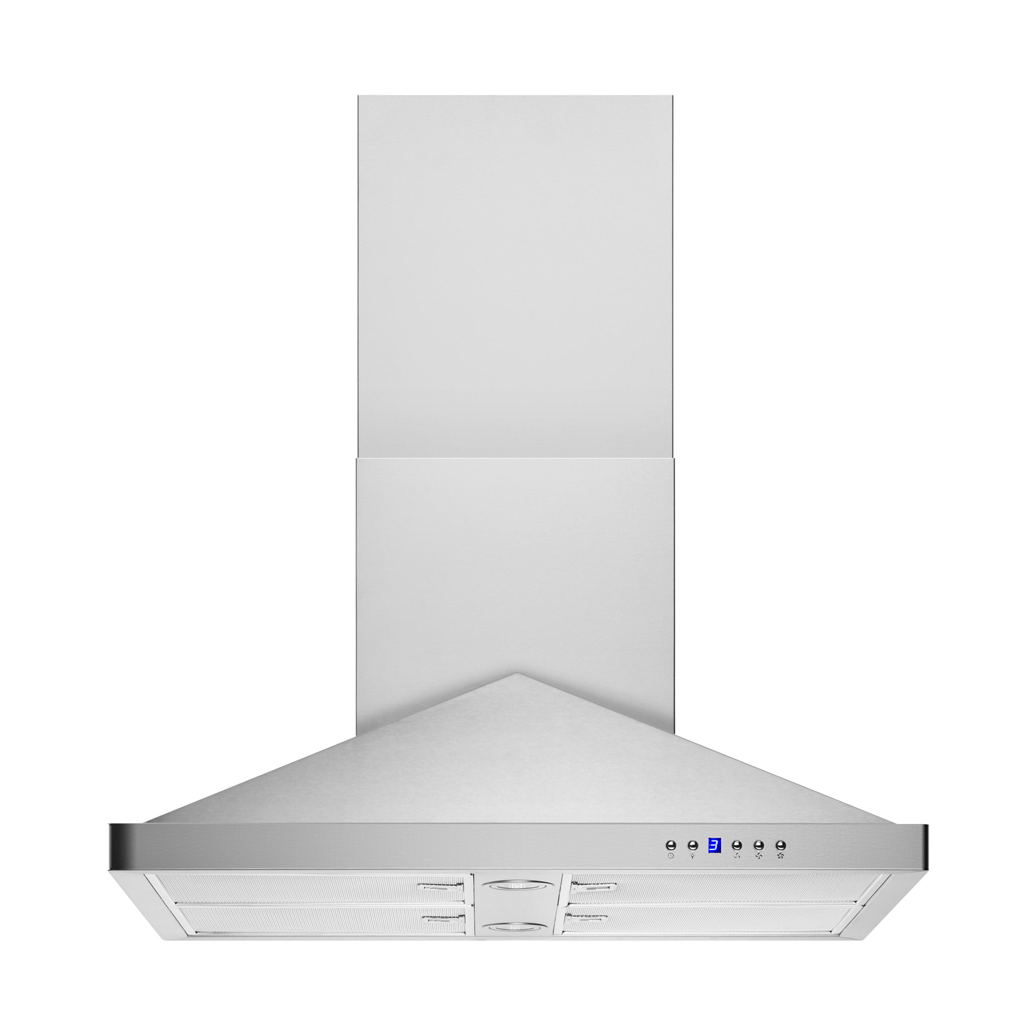 30" RHL01I Stainless Steel Island Mount Range Hood