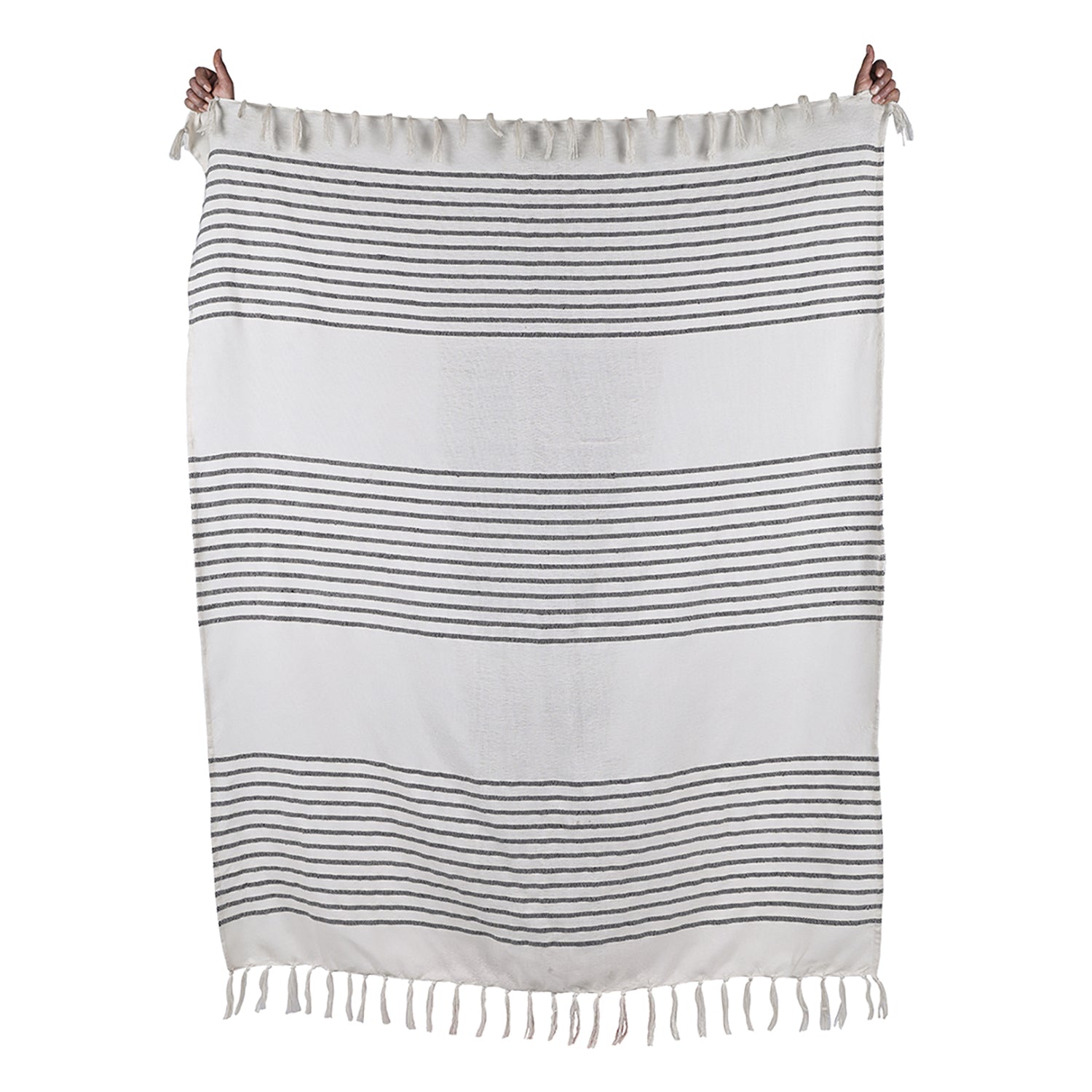 Element Striped Throw, Indoor/Outdoor, 50" x 60"