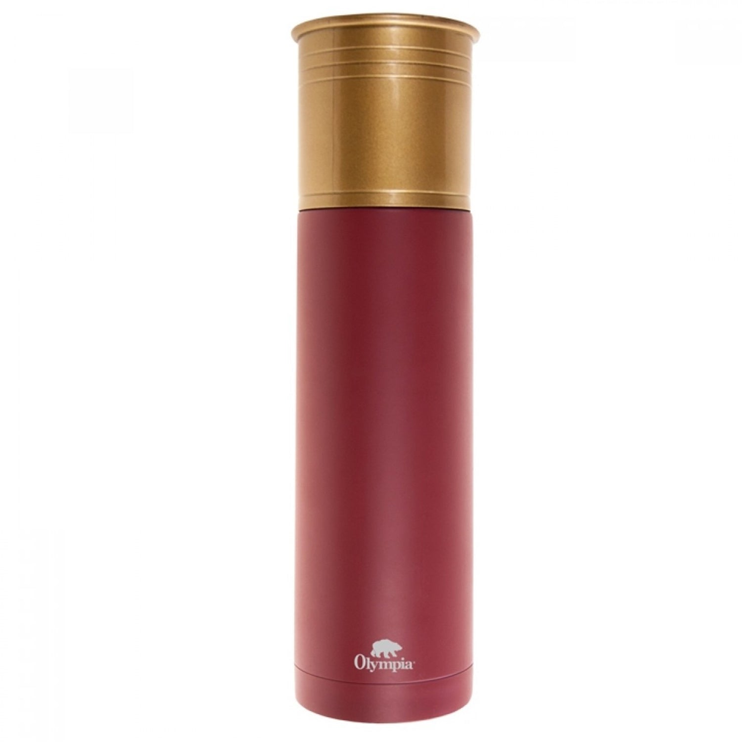 Shotgun Shell Style Insulated Bottle, 750mL Capacity, Red