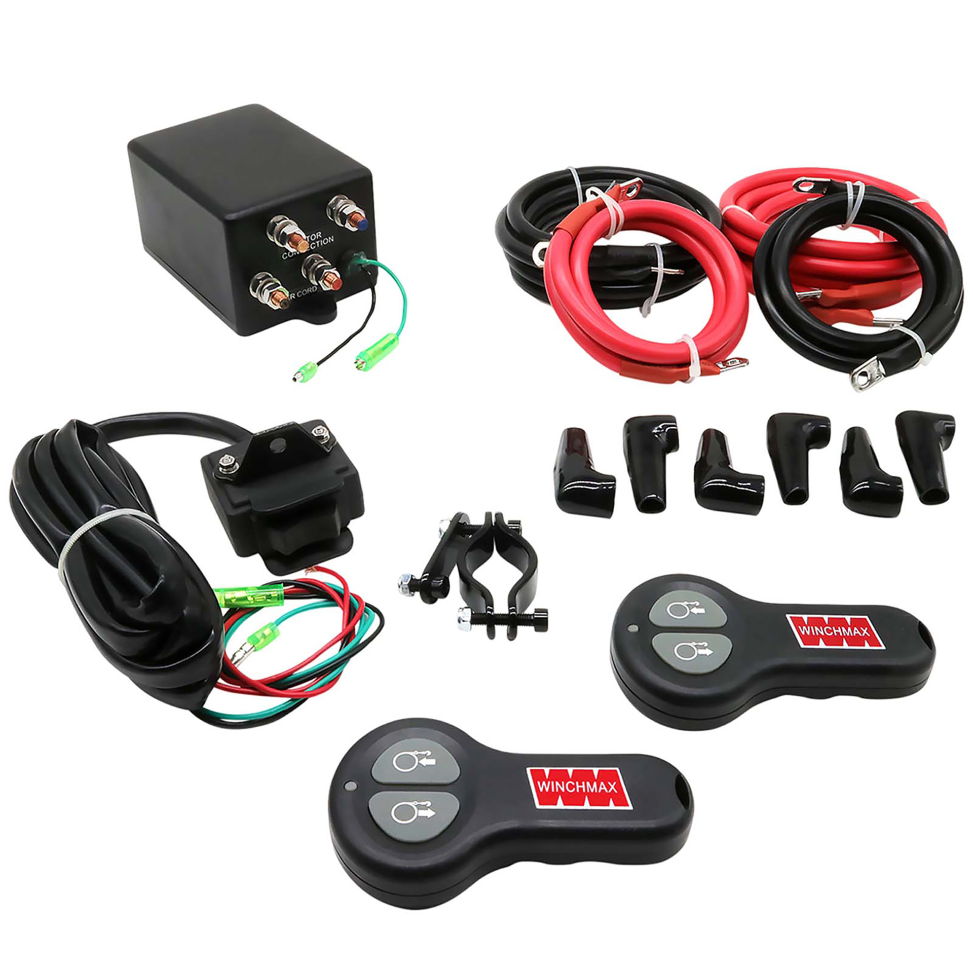 12V Electric Winch Control Box, Handlebar Switch & Remotes