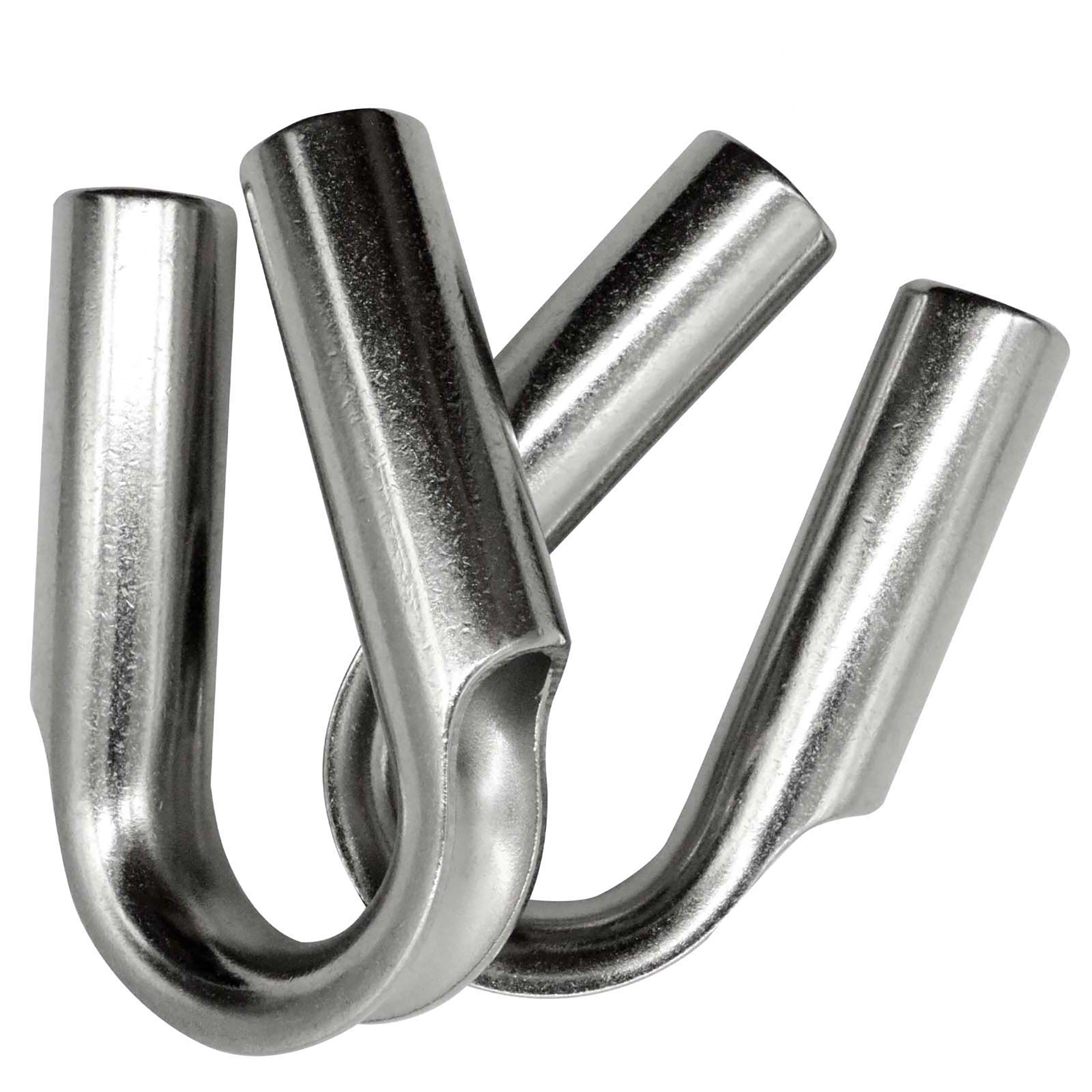 Tubular Rope Thimbles Stainless Steel for 10-12mm Winch Rope