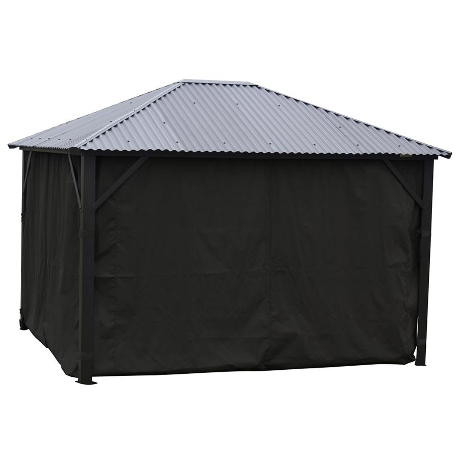 Curtain for Gazebo 10x14', Water resistant, Safezone Fabric