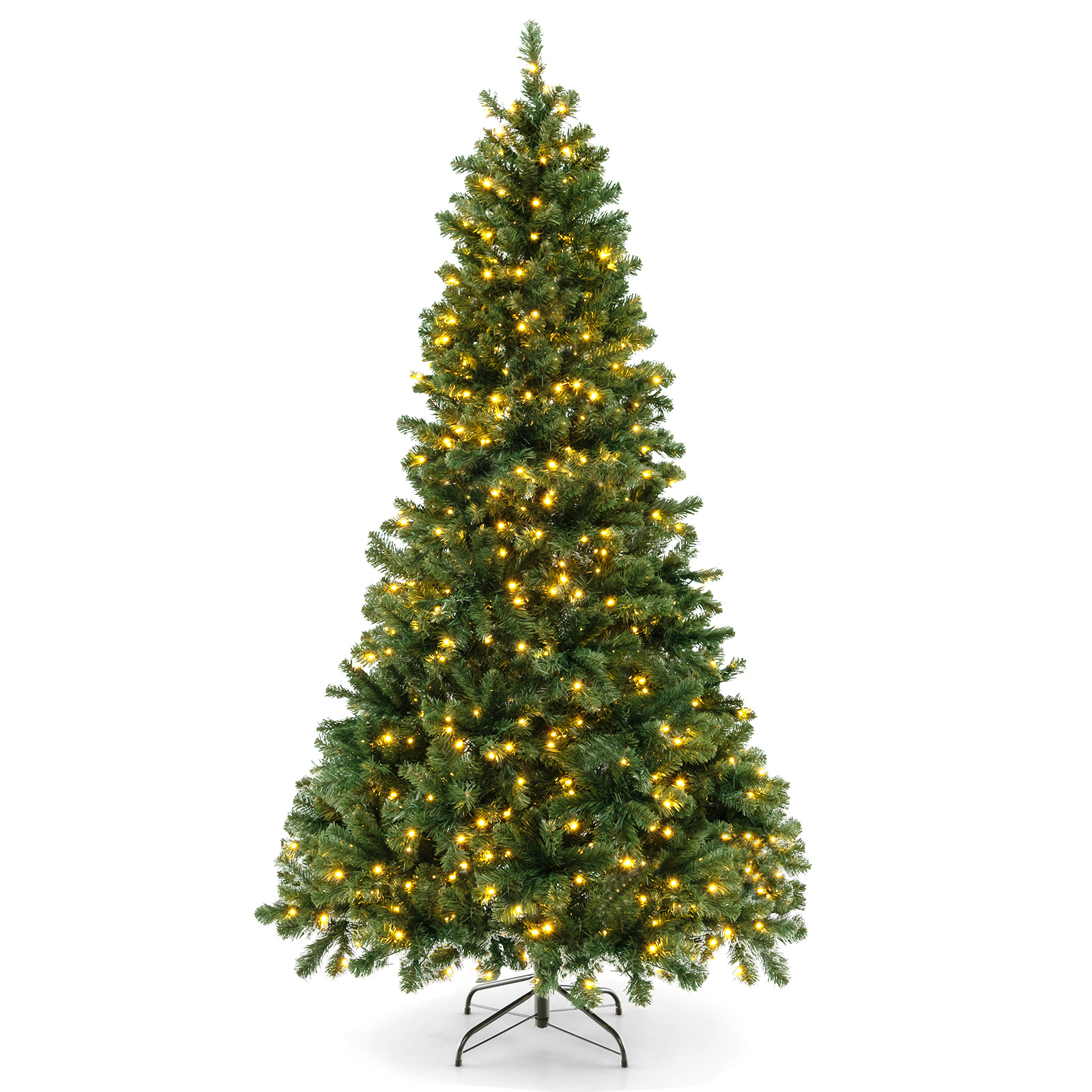 Costway 6 FT Artificial Xmas Tree with 821 PVC Branch Tips