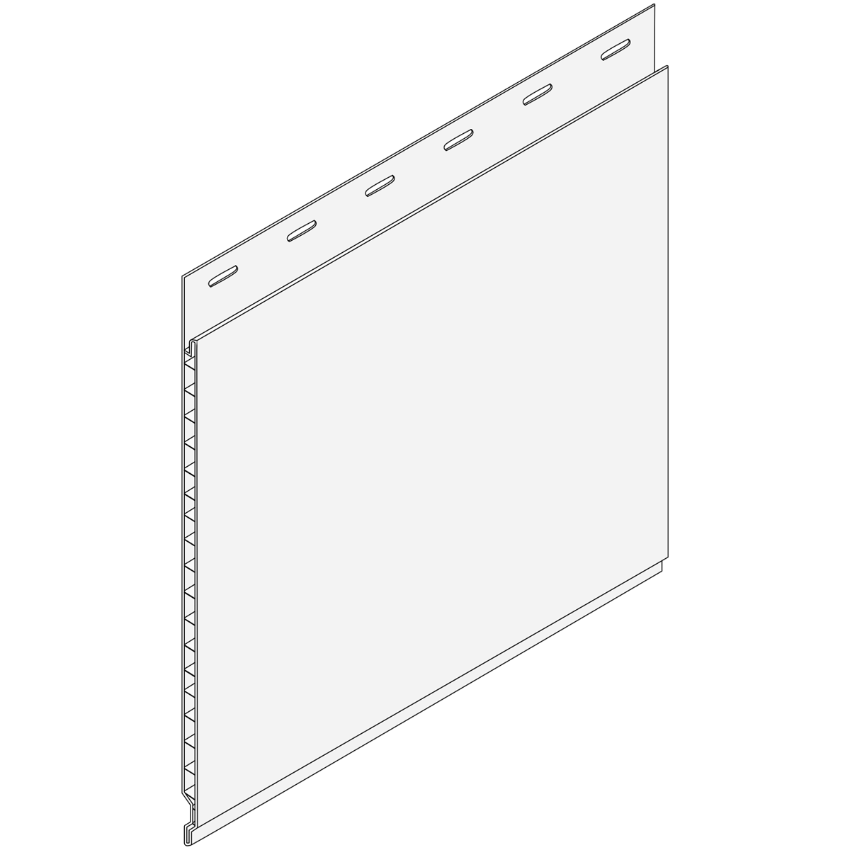 DelPro 1238 Smooth Panel (12" Wide)