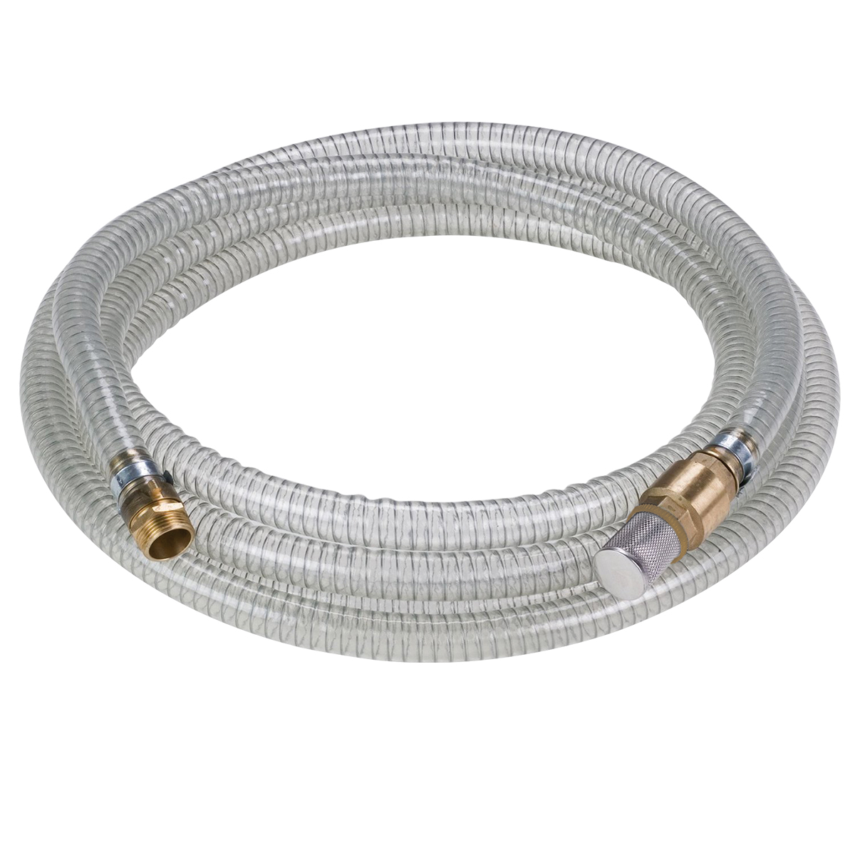 1" x 23 ft. Suction Hose wBrass Connectors for Cordless Reel