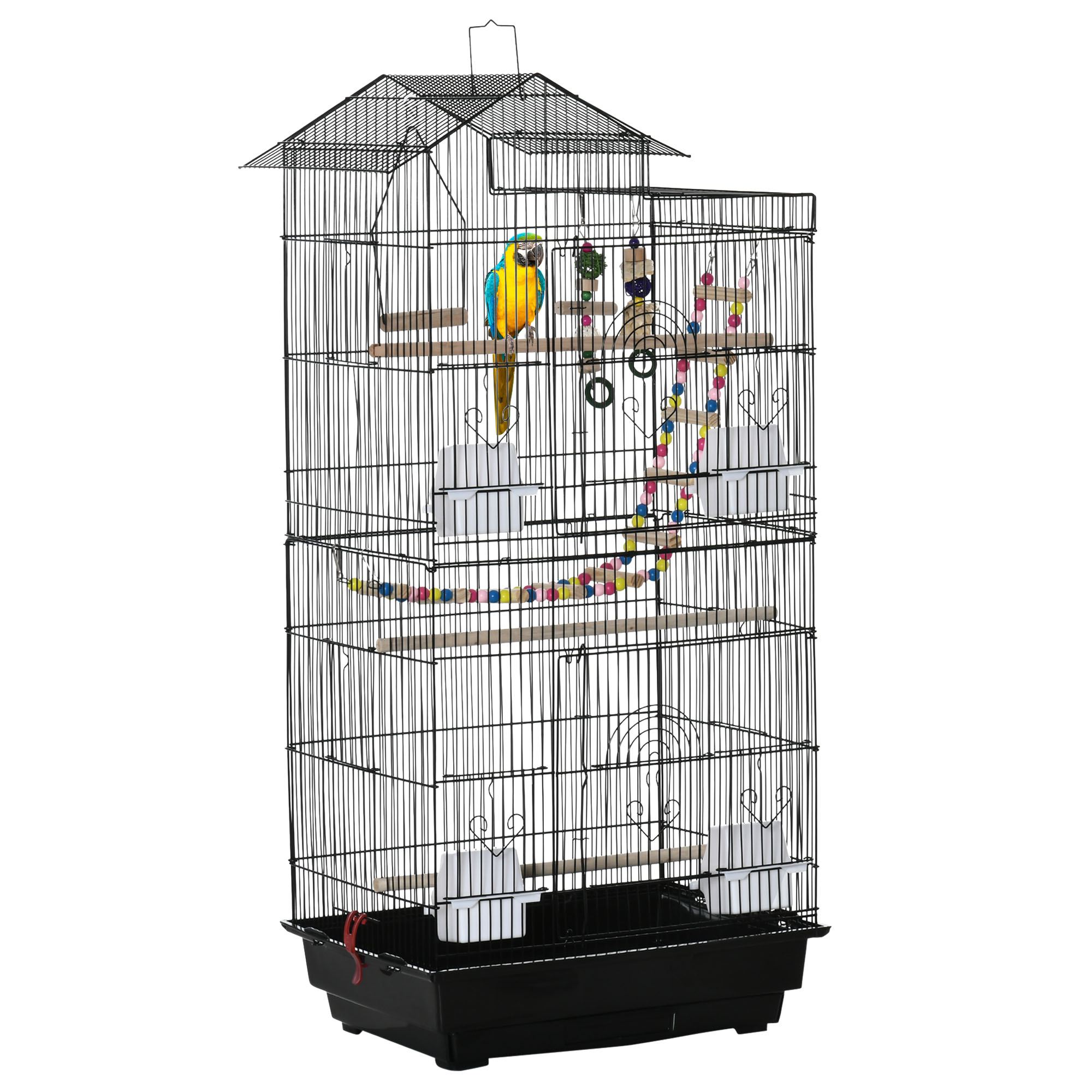 39" Bird Cage for Budgie, Cockatiel, Conure, Small Birds